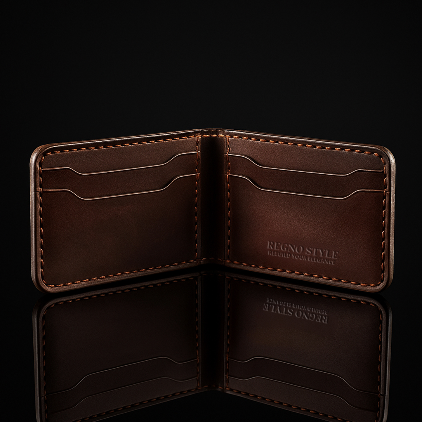 Regno Dollar Wallet – Chocolate Brown
