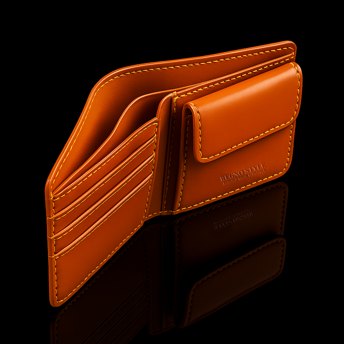 Elegant Handmade Leather Wallet with Coin Pocket