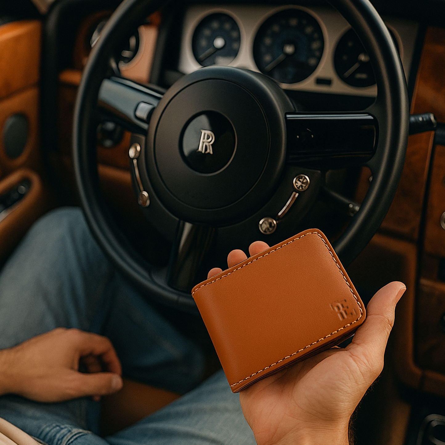 Elegant Handmade Leather Wallet with Coin Pocket