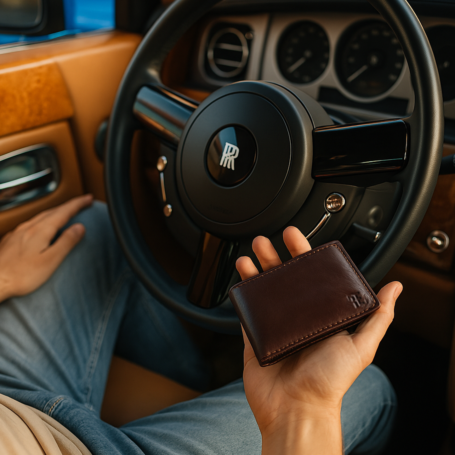 Regno Dollar Wallet – Chocolate Brown