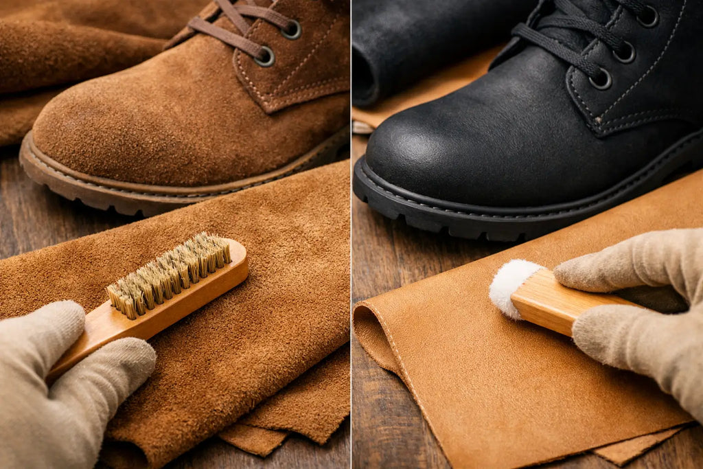 Suede vs Nubuck Leather Difference