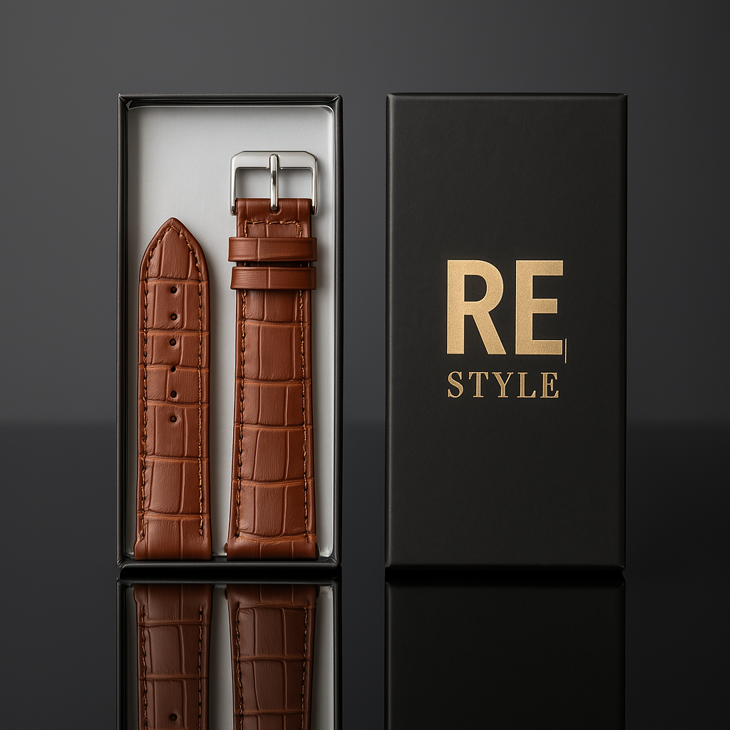 Brown Leather Watch Strap