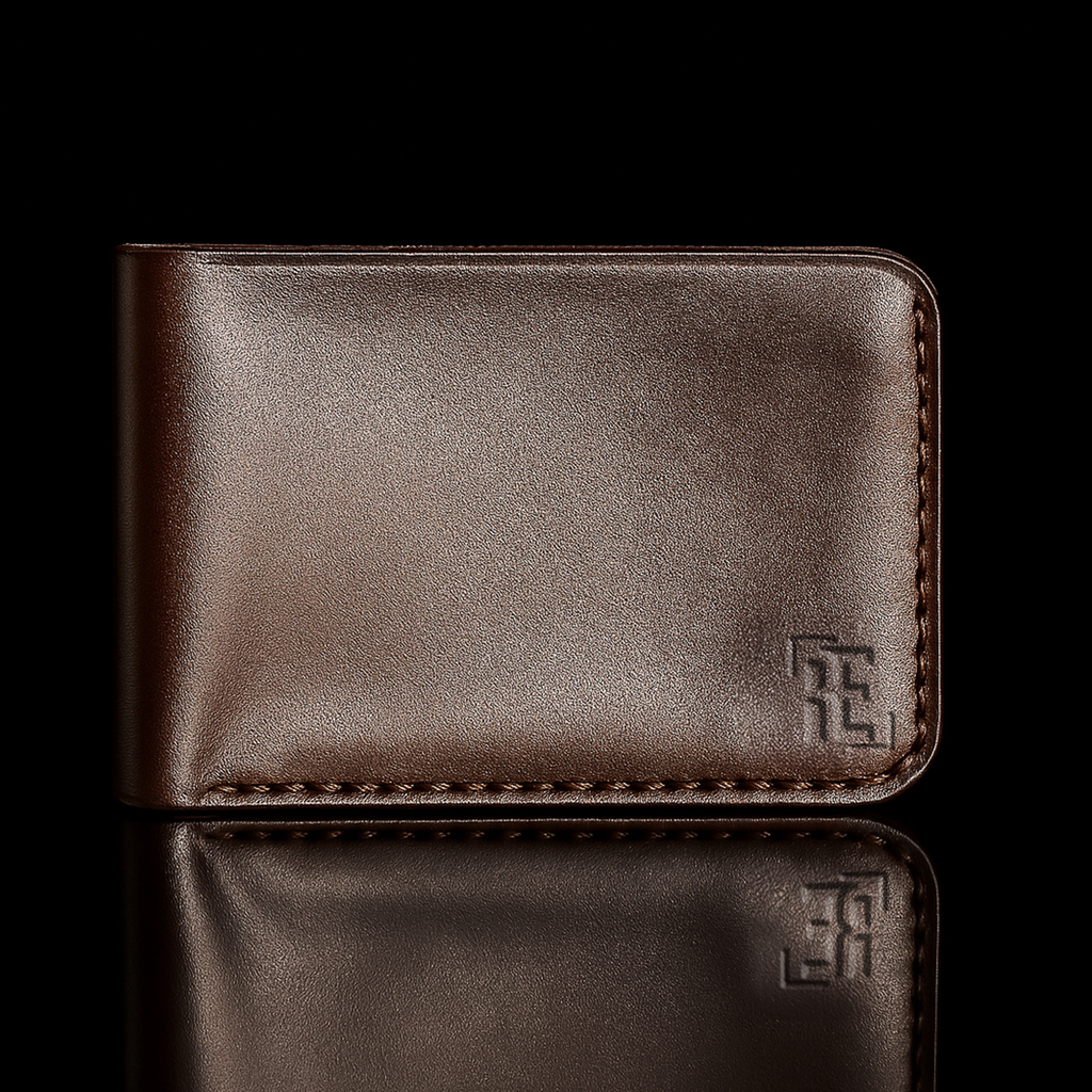 Regno Dollar Leather Wallet – Chocolate Brown