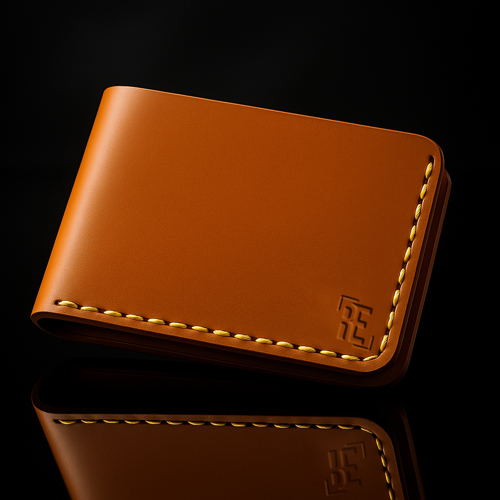 Elegant Handmade Leather Wallet - Without Coin Pocket